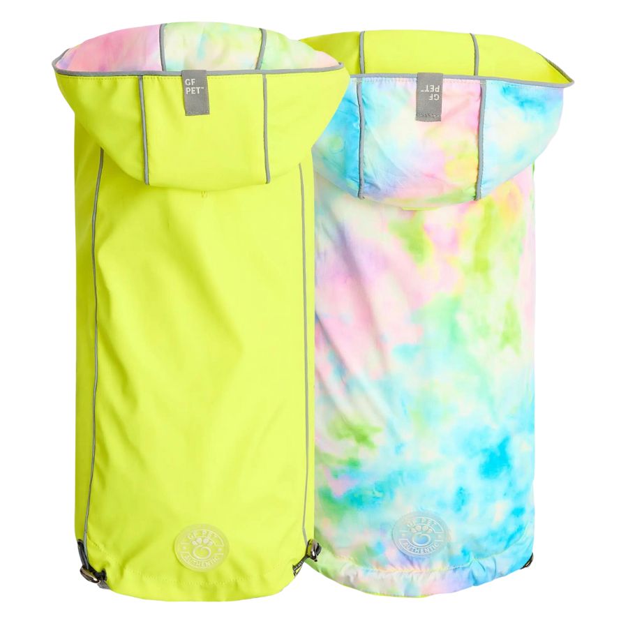 Impermeable Reversible Neón Amarillo